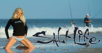 Salt Life Background Car Window Decals