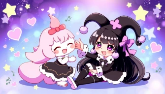 Kuromi And Melody Wallpaper