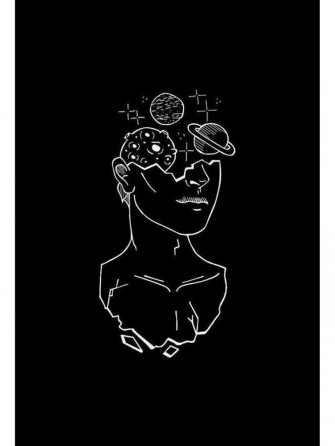 Trippy Dark Aesthetic Wallpaper iPhone Case By Langa23