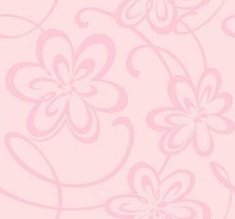Light Pink Large Floral With Scroll Wall Paper Sticker Outlet