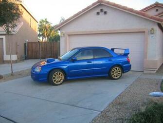 Subaru Impreza Wrx Sti Is A Blue Car