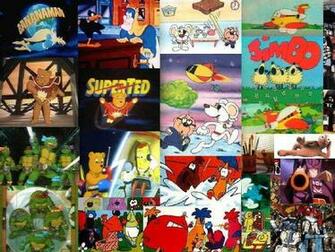 80s Cartoon Collage