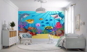 Underwater Cartoon Wallpaper Marmalade Art