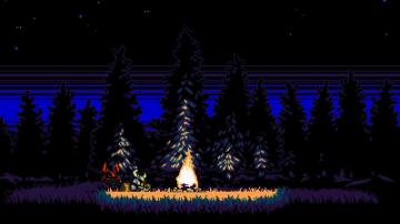 Wallpaper Video Games Night Pixel Art Retro Bit