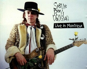 Stevie Ray Vaughan Blues Rock Hard Classic Guitar Poster Wallpaper
