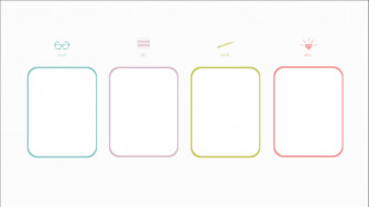 Cute Desktop Organizer Wallpaper