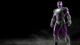 Iron Man Silver Purple Desktop And Mobile Wallpaper Wallippo