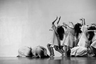 Black And White Dance Photography Wallpaper Modern