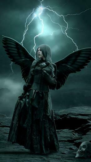 S4 Active Wallpaper Dark Angel Android