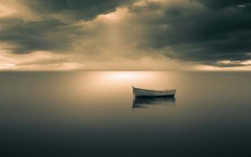 Peaceful Wallpaper Nature Boat