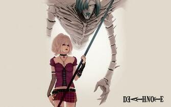 Death Note Misa Amane Rem Shinigami Wallpaper Background