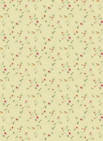 Dollhouse Wallpaper Yellow