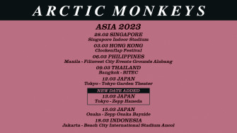Arctic Monkeys On Announce A Show At Zepp