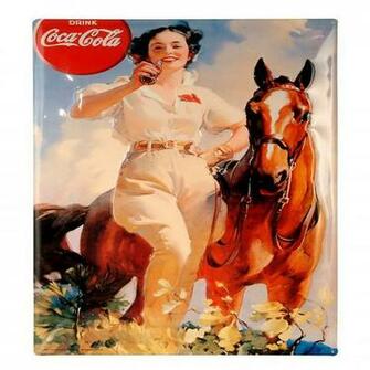 Coca Cola Poster Vintage Art Wallpaper New iPad