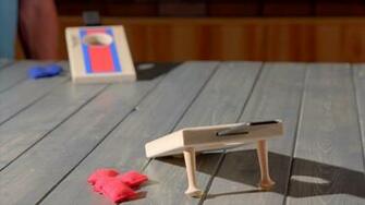 Original Flipin Cornhole Tabletop Edition Of The Popular Bean