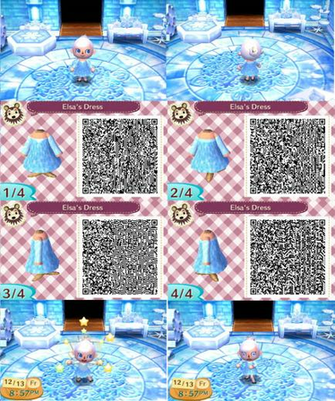 Animal Crossing New Leaf Qr Elsa By Anj6193