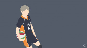 Sugawara Koushi Haikyuu Minimalist Wallpaper By Greenmapple17