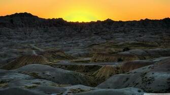 Badlands National Park Sunset South Dakota 4k HD Desktop