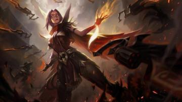 Wallpaper Irelia High Noon League Of Legends Riot Games Fire