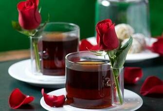 Wallpaper Tea Cup Rose Petal Flower Desktop Other