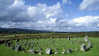 Wallpaper Beaghmore Stone Circles Northern Ireland HD