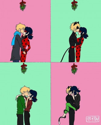 Ladybug E Catnoir And Cat Noir Comics Miraculous Wallpaper