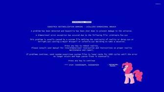 Dimensional Error My Little Pony Wallpaper