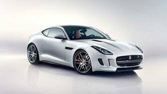 Jaguar F Type R Coupe White Wallpaper HD Car