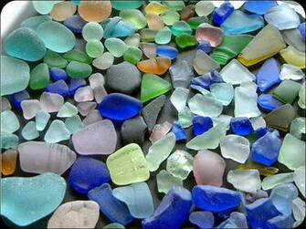 Sea Glass Diamonds Shaped By The Waves