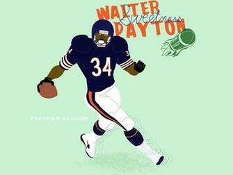 Walter Payton Poster Small