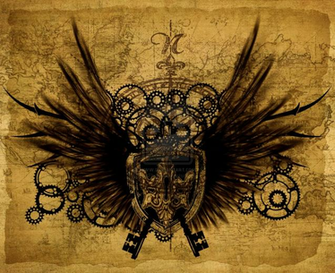Dark Steampunk Wallpaper Stage By