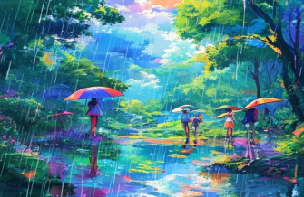 Anime Rain Wallpaper