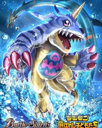 Gabumon And Seadramon B Digimon Digital Monsters