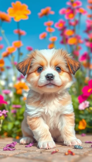Cute Dog Phone Wallpaper