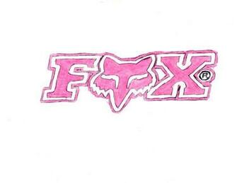 Fox Logo Pink Wolfspiritofrain
