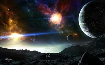 Planets Space Art Wallpaper Pictures Photos Image