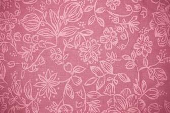 Coral Colored Fabric With Floral Pattern Texture Picture