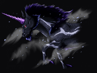Black Ice Kirin By Darkmanethewerewolf