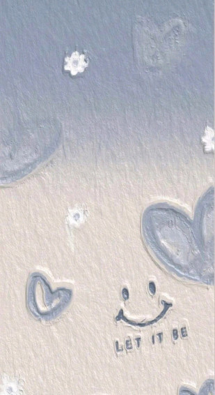 Wallpaper Blue Cute