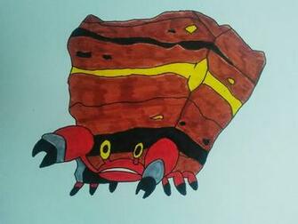 Pokemon Crustle Crabaraque By Psykokwak777