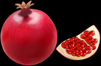 Clipart Fruit Pomegranate Transparent