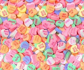 Candy Heart Wallpaper Background