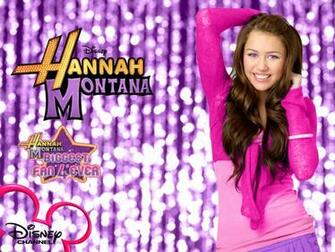 Hannah Montana Miley Tewart Purple Background Wallpaper As A Part Of