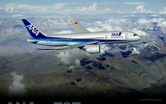 Ana All Nippon Airways Boeing Dreamliner Wallp Auto Wallpaper