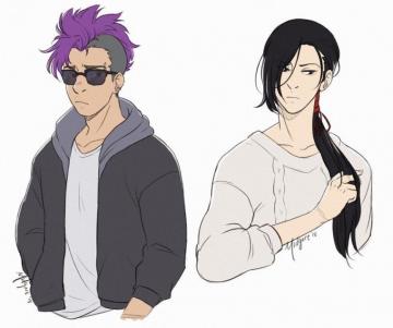Banana Fish Shorter And Yut Lung By Midgaardian