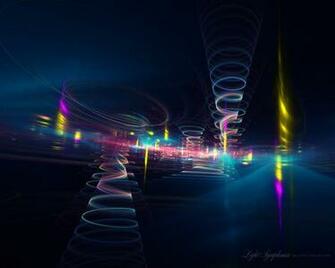 Abstract Visual Graphics Of Light Digital Wallpaper