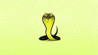 Funny Snake Desktop Wallpaper