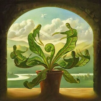 Dream Zone Vladimir Kush Paintings Wallpaper