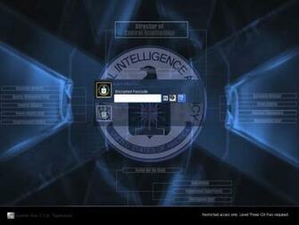 Cia Logon Screen Black Toolbar And Stuff Wallpaper With