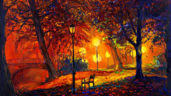 Impressionist Background Wallpaper